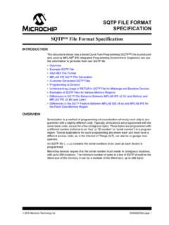 SQTP File Format Specification - Microchip Technology