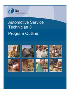 Automotive Service Technician 3 Program Outline