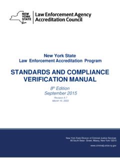 STANDARDS AND COMPLIANCE VERIFICATION MANUAL