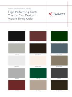 PERMAFLUOR™ ARCHITECTURAL FINISHES High ... - Kawneer