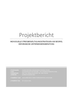 Projektbericht - uni-hamburg.de
