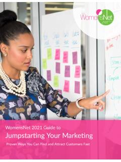 WomensNet 2021 Guide to Jumpstarting Your Marketing