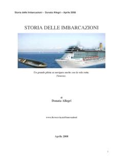 Storia delle Imbarcazioni - ilcrocevia.net