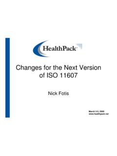 Changes for the Next Version of ISO 11607 - …