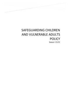 Safeguarding Children policy