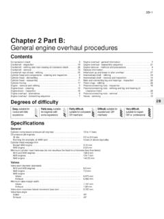 Chapter 2 Part B: General engine overhaul procedures - e34.de