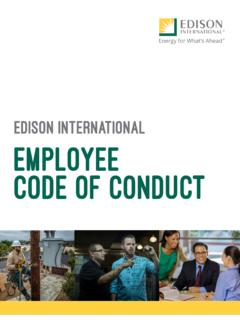 Edison International Employee Code of Conduct