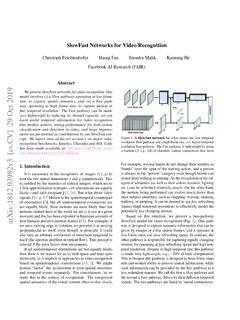 Christoph Feichtenhofer Haoqi Fan Jitendra Malik ... - arXiv