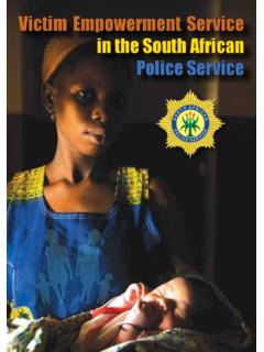 Victim Empowerment Service in the South African Police …