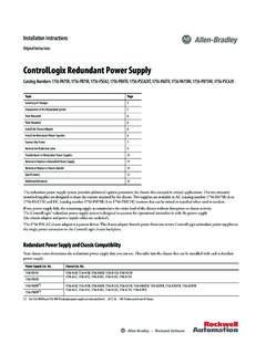 ControlLogix Redundant Power Supply - Rockwell …