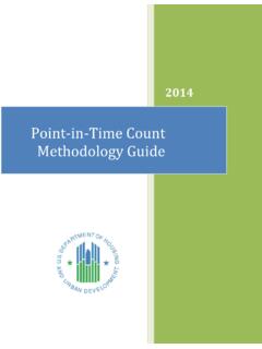 Point-in-Time Count Methodology Guide