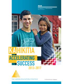 Ka Hikitia – Accelerating Success 2013–2017