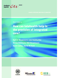 How can telehealth help in the provision of …