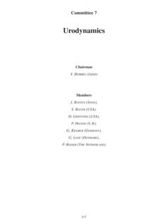 Chapter 7 - Urodynamics - International Continence Society