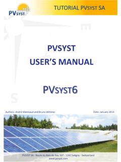 PVSYST USER S MANUAL - Environmental-Expert.Com
