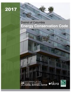 District of Columbia Energy Conservation Code
