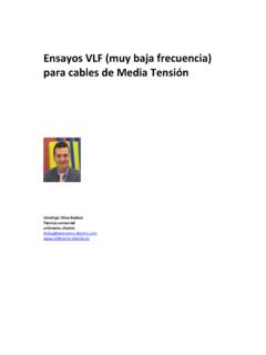 Ensayos VLF (muy baja frecuencia) para cables de Media …