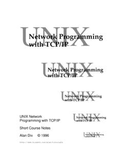Network Programming with TCP/IP UNIX - Alan Dix