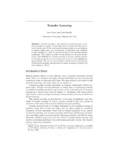 Transfer Learning - University of Wisconsin–Madison