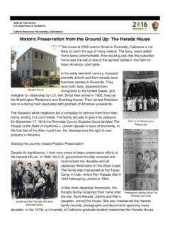Historic Preservation from the Ground Up: The Harada House