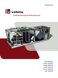 Configurable Packaged Air Handling Equipment - Valent Air
