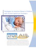 Strategies to Improve Sleep in Children with Autism ...