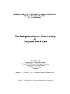 The Role of Corporate Real Estate in - PRRES