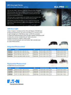 LED Area Light Series Dusk to Dawn Security Lighting