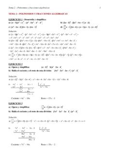 Tema 2 – Polinomios y fracciones algebraicas 1 - …