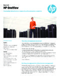 HP OneView eliminating infrastructure complexity with ...
