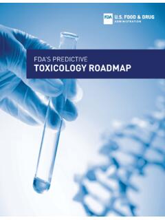 FDA's Predictive Toxicology Roadmap