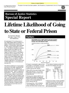 Lifetime Likelihood of Going to State or Federal Prison
