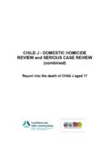 CHILD J DOMESTIC HOMICIDE REVIEW and …