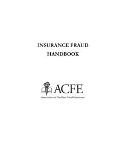 Insurance Fraud Manual - Association of Certified …