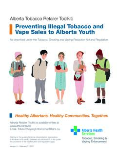 Preventing Illegal Tobacco and Vape Sales to Alberta Youth