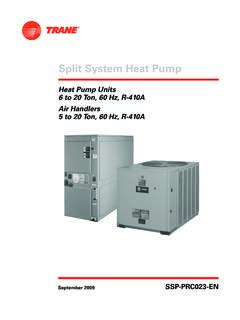 Split System Heat Pump - Trane