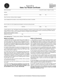 Rev. 8/16 Form ST-4 Sales Tax Resale Certificate