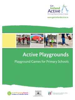 Playground games for primary schools - HSE.ie