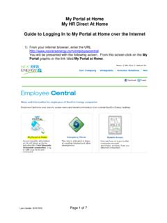 My Portal at Home My HR Direct At Home Guide to …
