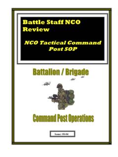 Battle Staff NCO Review - I SERVED - SILENT …