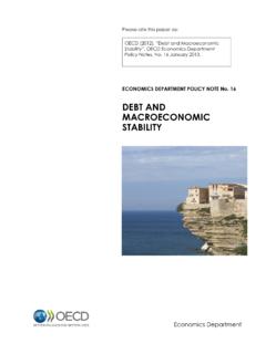 DEBT AND MACROECONOMIC STABILITY - OECD.org