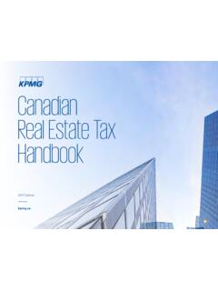 Canadian Real Estate Tax Handbook