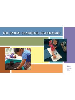 NH Early lEarNiNg StaNdardS