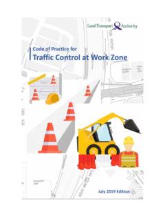 Code of Practice for Traffic Control at Work Zone