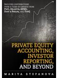 Private Equity Accounting,