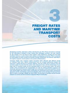 FREIGHT RATES AND MARITIME TRANSPORT COSTS - UNCTAD