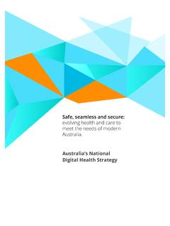 Safe, seamless and secure: evolving health and care to ...