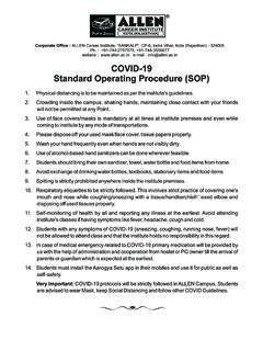 Covid-19 Consent Letter 2022-23 - ALLEN