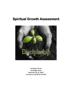 Spiritual Growth Assessment