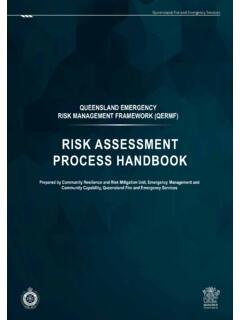Risk Assessment Process Handbook - Disaster Management